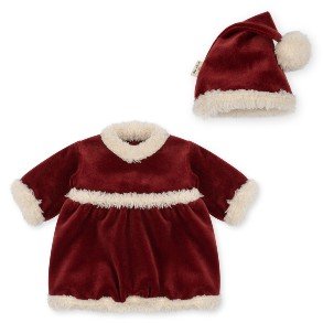 KONGES SLJD Jolly Red Christmas Doll Dress