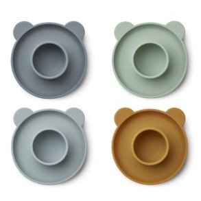 LIEWOOD Blue Multi Mix Silicone Egg Cup