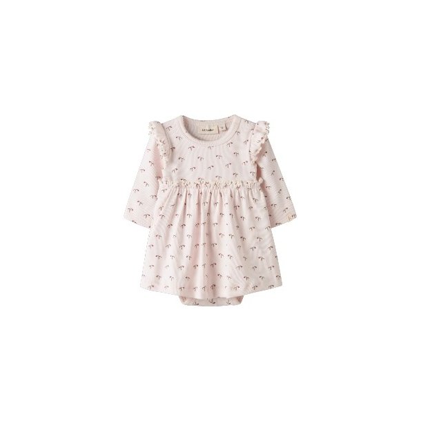 LIL' ATELIER Almost Mauve Tulip Baby Gago Body Kjole