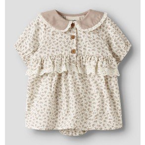 LIL' ATELIER Coconut Milk Fjola Body Dress