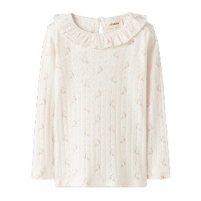 LIL' ATELIER Coconut Milk Flower Bluse