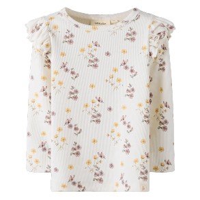 LIL' ATELIER Coconut Milk Flower Gavo Bluse