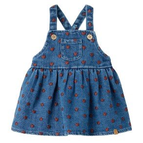 LIL' ATELIER Dark Blue Hearts Liva Baby Kjole