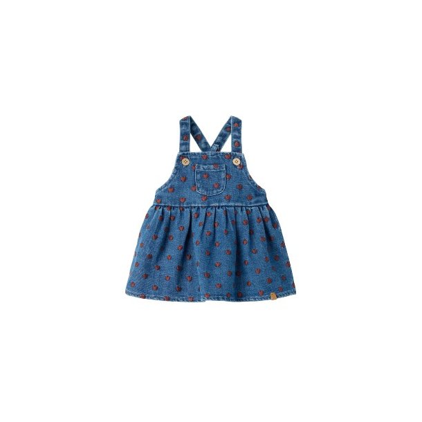 LIL' ATELIER Dark Blue Hearts Liva Baby Kjole