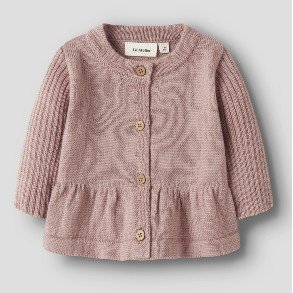LIL' ATELIER Fawn Nomo Wool Cardigan