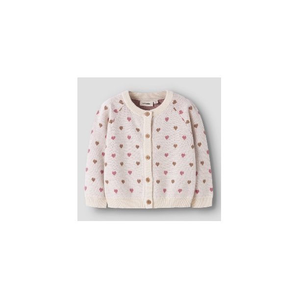 LIL' ATELIER Heart Saran Strik Cardigan