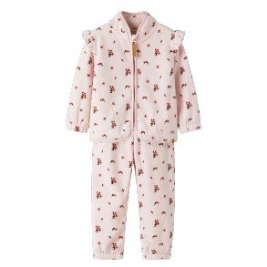 LIL' ATELIER Hushed Violet Flowers Spektra Fleece S�t