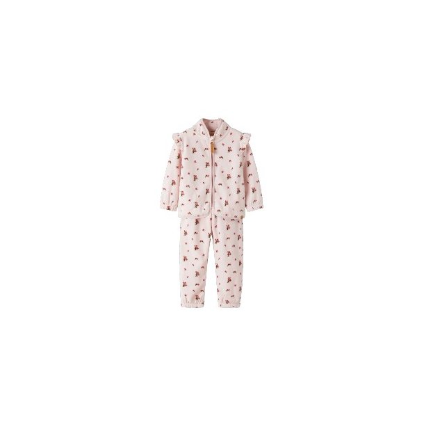 LIL' ATELIER Hushed Violet Flowers Spektra Fleece S�t