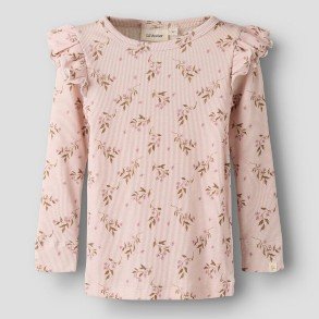 LIL' ATELIER Husted Violet Flowers Gavo Bluse