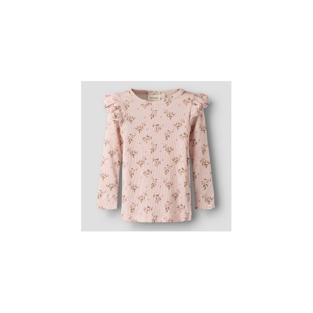 LIL' ATELIER Husted Violet Flowers Gavo Bluse