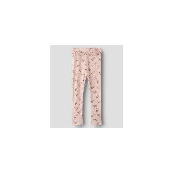 LIL' ATELIER Husted Violet Flowers Gavo Junior Leggings