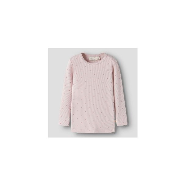 LIL' ATELIER Husted Violet Heart Gago Bluse
