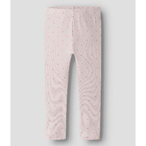 LIL' ATELIER Husted Violet Heart Gago Leggings