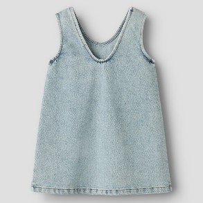 LIL' ATELIER Medium Blue Flower Derlee Kjole