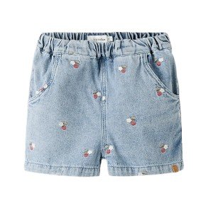 LIL' ATELIER Medium Blue Funda Shorts