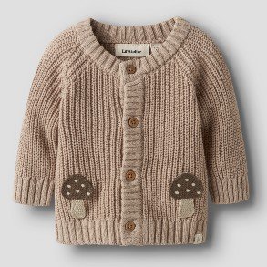 LIL' ATELIER Oxford Tan Elmen Strik Cardigan