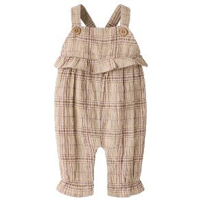 LIL' ATELIER Oxford Tan Overalls