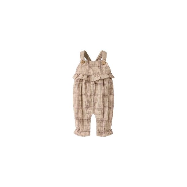 LIL' ATELIER Oxford Tan Overalls