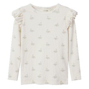 LIL' ATELIER Pastel Parchman Swan Gavo Bluse