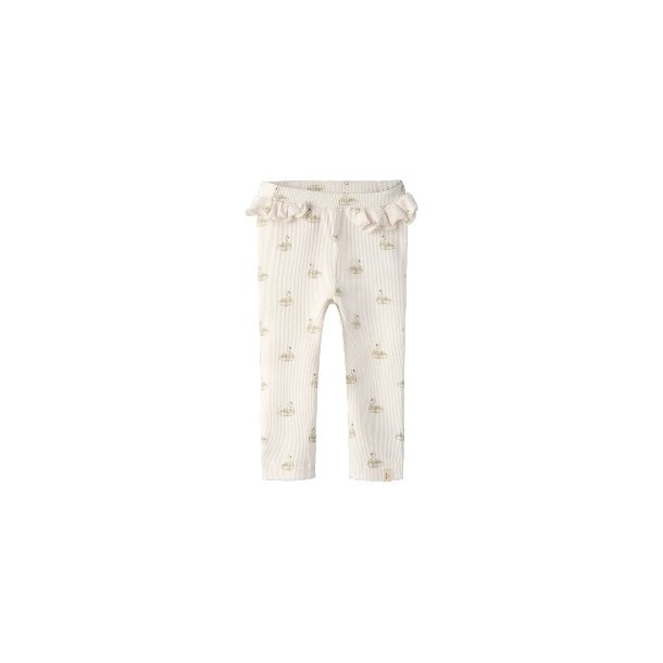 LIL' ATELIER Pastel Swan Gavo Baby Leggings
