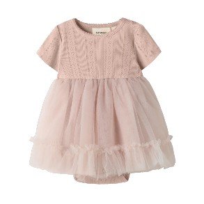 LIL' ATELIER Peach Whip Fanella Body Dress