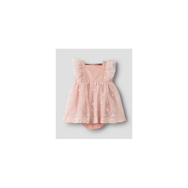 LIL' ATELIER Peach Whip Feya Tulle Body Dress