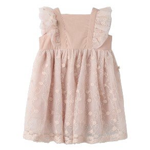 LIL' ATELIER Peach Whip Feya Tulle Dress
