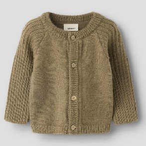 LIL' ATELIER Sepia Tint Wool Nomo Cardigan