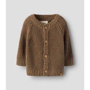 LIL' ATELIER Shitake Emlen Strik Cardigan
