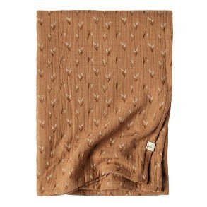 LIL' ATELIER Tobacco Brown Dano Swaddle Blancket