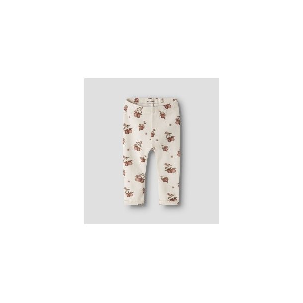 LIL' ATELIER Turtledove Apple Gayo Leggings