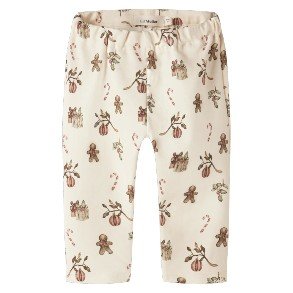 LIL' ATELIER Turtledove Christmas Layo Pants