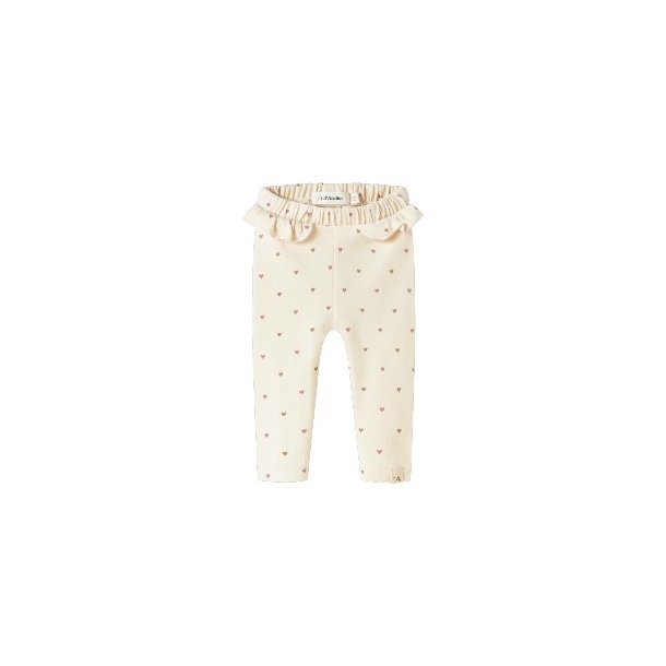 LIL' ATELIER Turtledove Heart Nalo Leggings