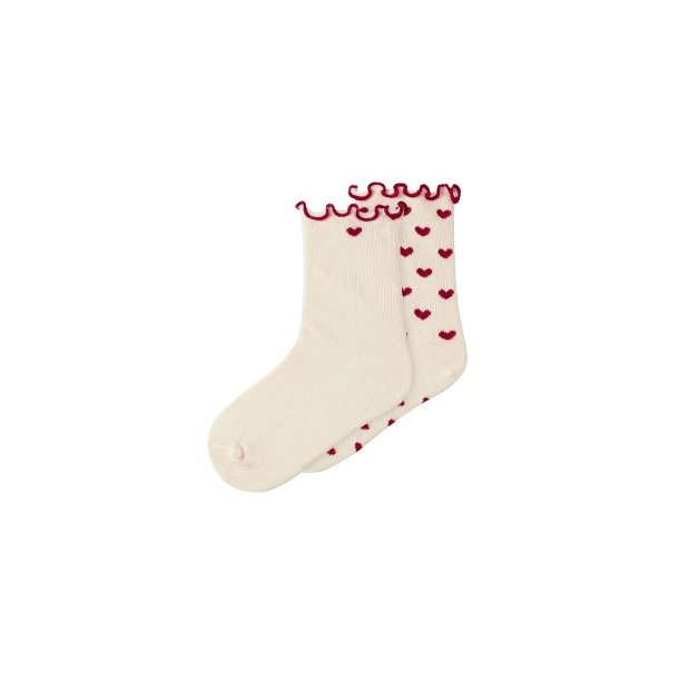 LIL' ATELIER Turtledove Heart Str�mper