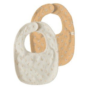 LIL' ATELIER Turtledove Lola 2 Pack Bibs