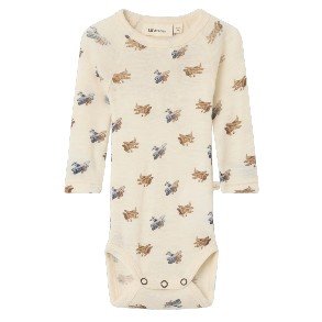 LIL' ATELIER Turtledove Melange Plane Nalu Wool Body