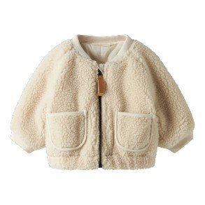 LIL' ATELIER Turtledove Swan Lajo Bomber Jakke
