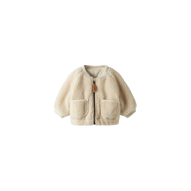 LIL' ATELIER Turtledove Swan Lajo Bomber Jakke