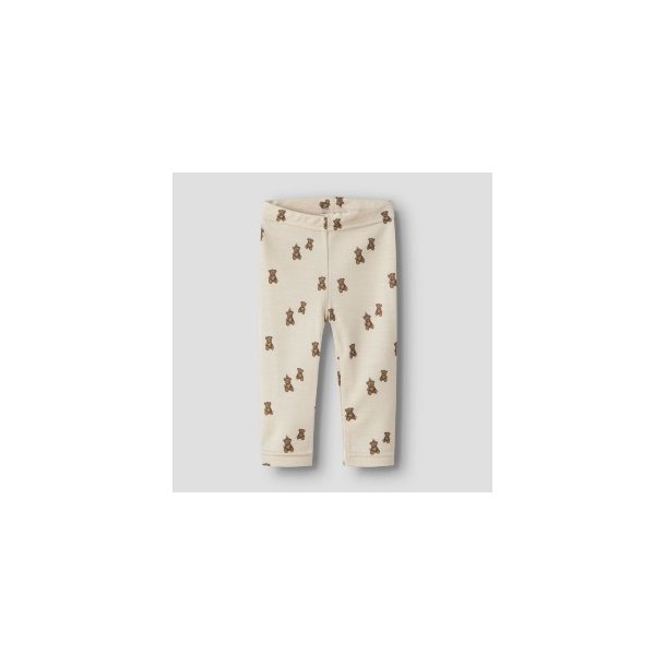 LIL' ATELIER Turtledove Teddy Wool Leggings