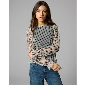 LMTD Black Dot Bluse