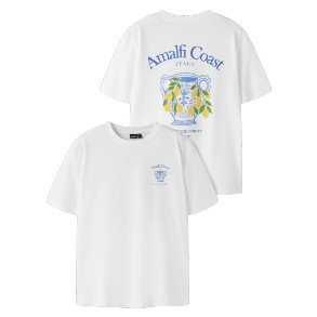 LMTD Bright White Amalfi Coast T Shirt