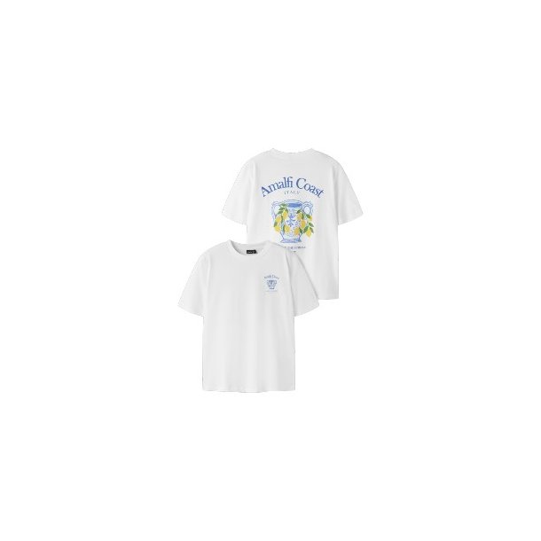 LMTD Bright White Amalfi Coast T Shirt