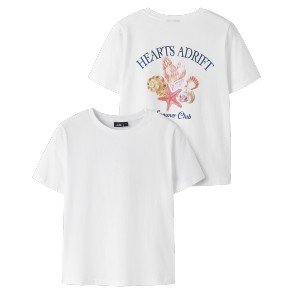 LMTD Bright White Shell Fardi T Shirt