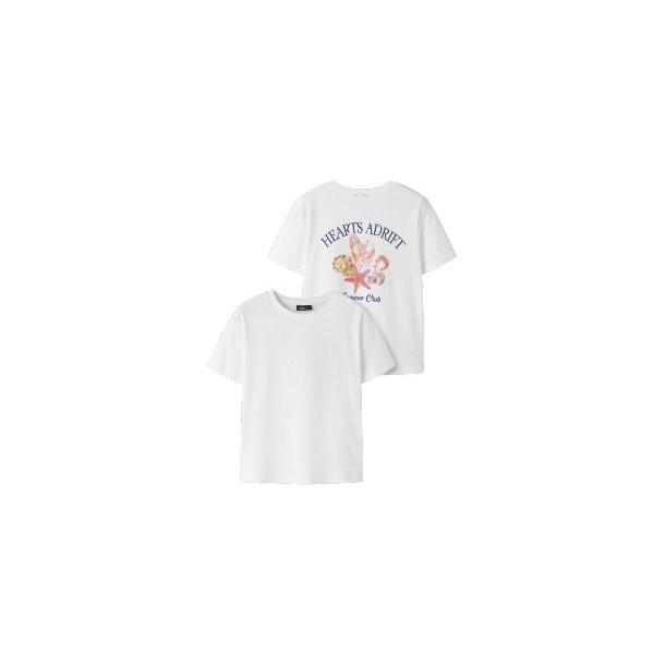 LMTD Bright White Shell Fardi T Shirt