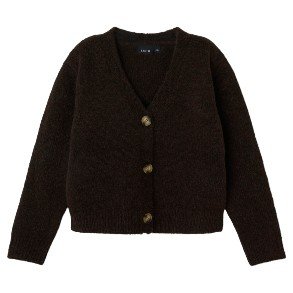 LMTD Chocolate Brown Ede Strik Cardigan