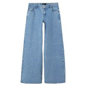 LMTD Light Blue Denim Izza Wide Jeans