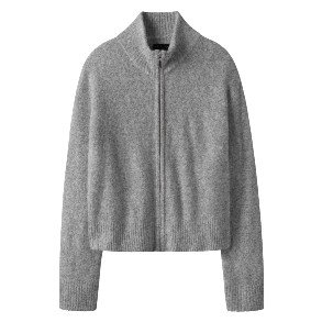 LMTD Light Grey Melange Riaa Strik Cardigan