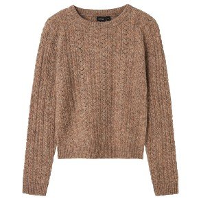 LMTD Sepia Tint Ave Strik Bluse