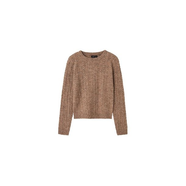 LMTD Sepia Tint Ave Strik Bluse