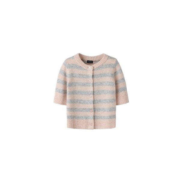 LMTD Tropical Peach Light Grey Bynthe Cardigan